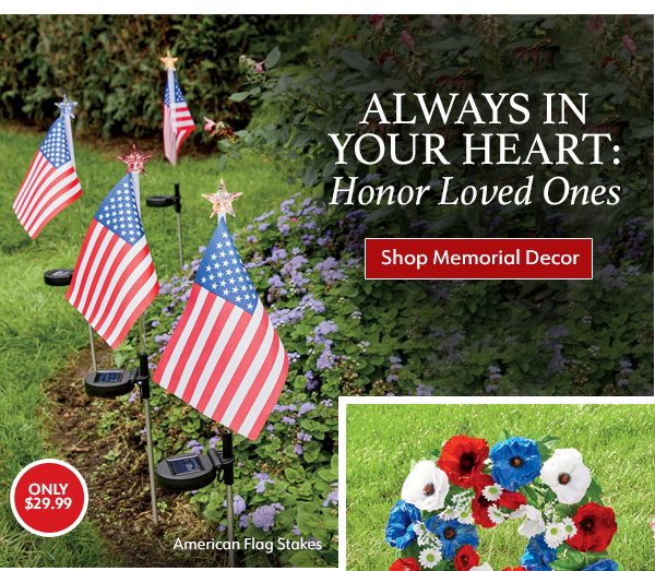 Always in Your Heart: Honor Loved Ones Shop Memorial Decor