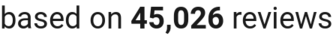 number of reviews