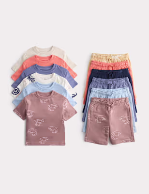 6 Pack Pure Cotton Outfits (2-8 Yrs)