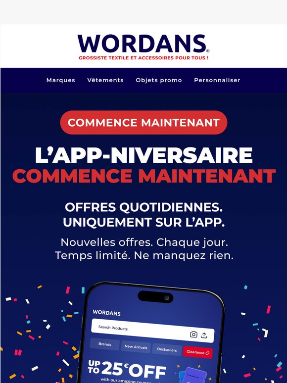 L’app-niversaire commence maintenant ! 🎉
