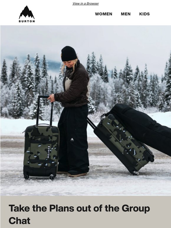 Pack up, the adventure's just getting started