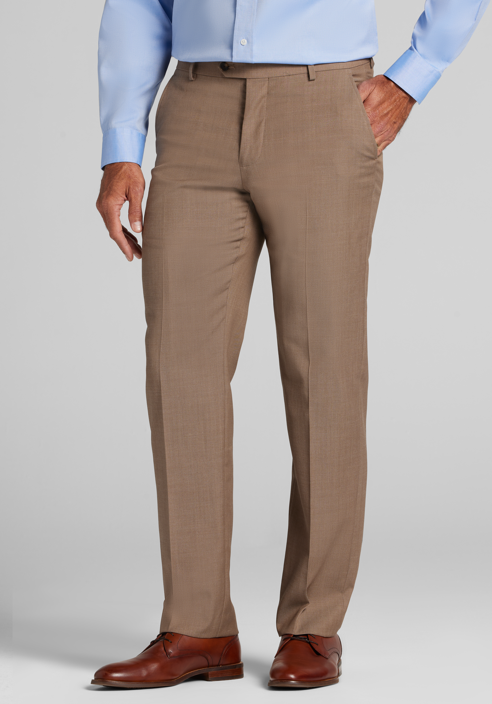 Traveler® COOL<i>MOTION</i> Tailored Fit Wool Blend Dress Pants