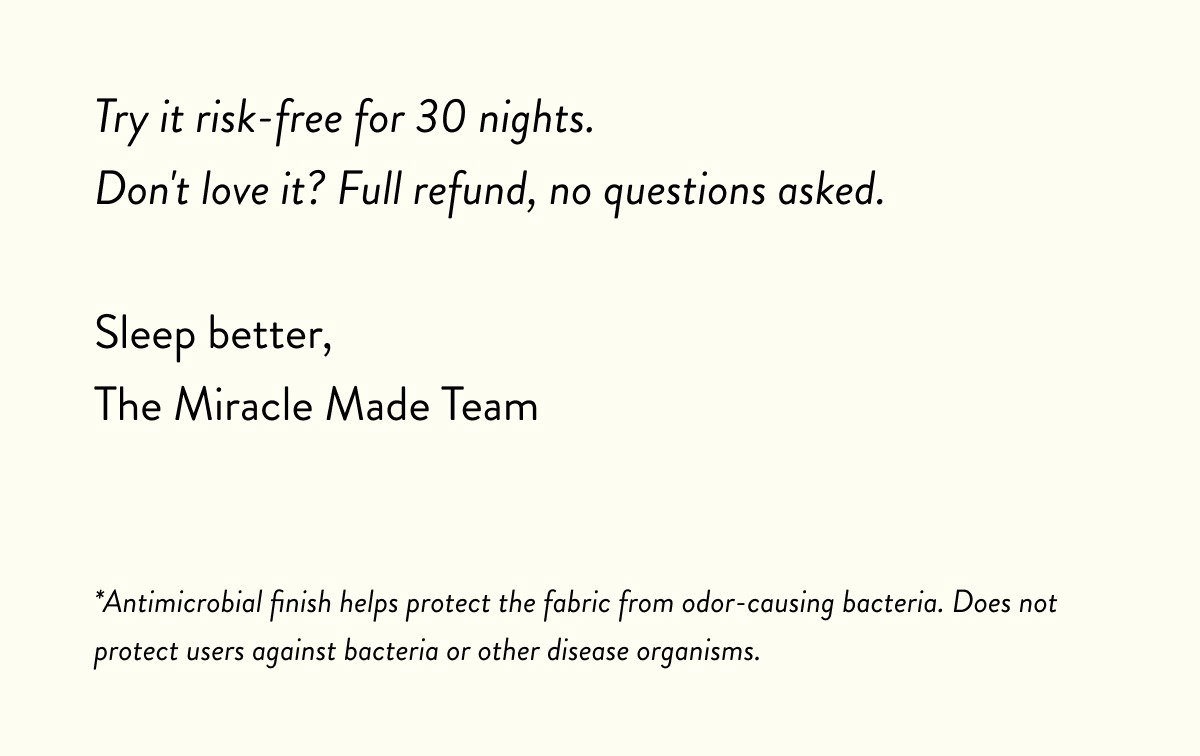 Try it risk-free for 30 nights.