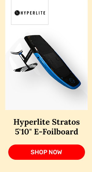 Hyperlite Stratos 5'10 E-Foilboard with Foil and Battery Pack