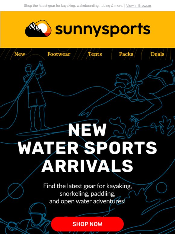 New Water Sports Arrivals Are Here