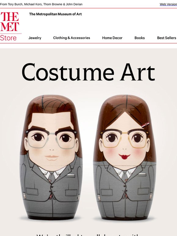 New: Designer Exclusives from “Costume Art”