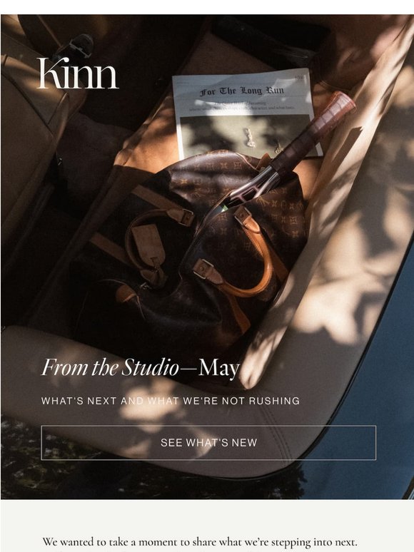 FROM THE STUDIO—What We're Building Next