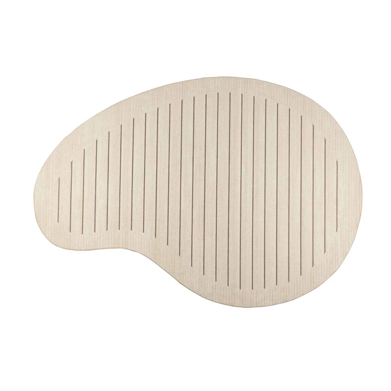 Image of Zuiver Mister Vloerkleed Organische vorm 200 x 290 cm Beige