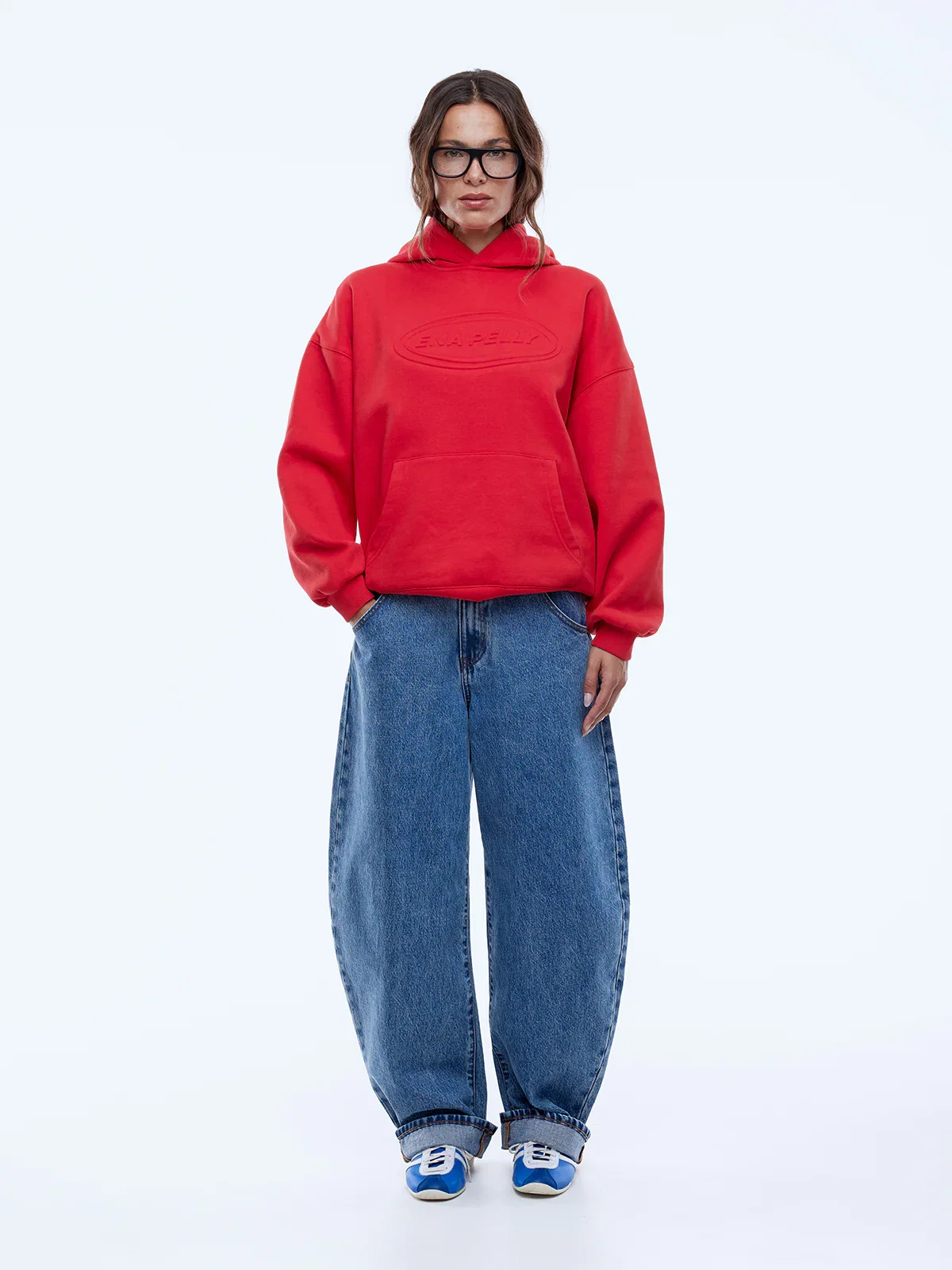 Image of WASHED DEBOSSED HOODIE