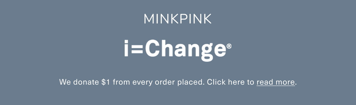 read more about our charity donations through i=change