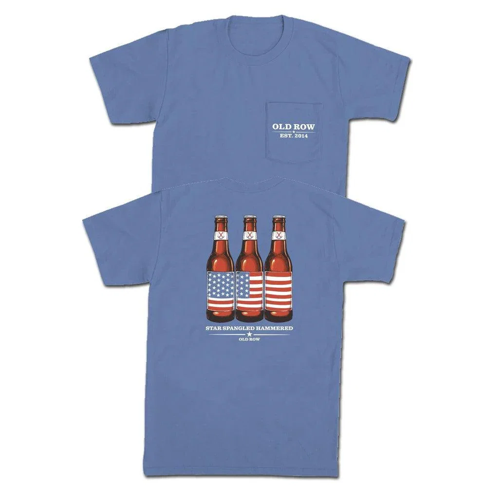 Image of Star Spangled Hammered Pocket Tee