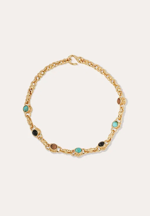 Amarante Cabochons Necklace