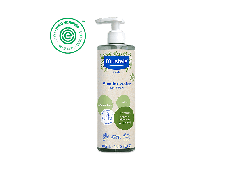 Organic cleansing gel with olive oil and aloe