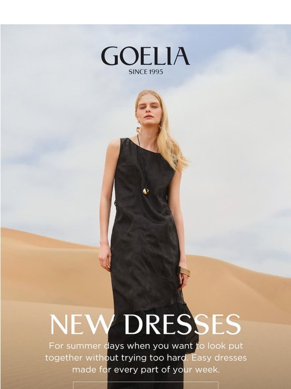 New Dresses for Now, Work & Away
