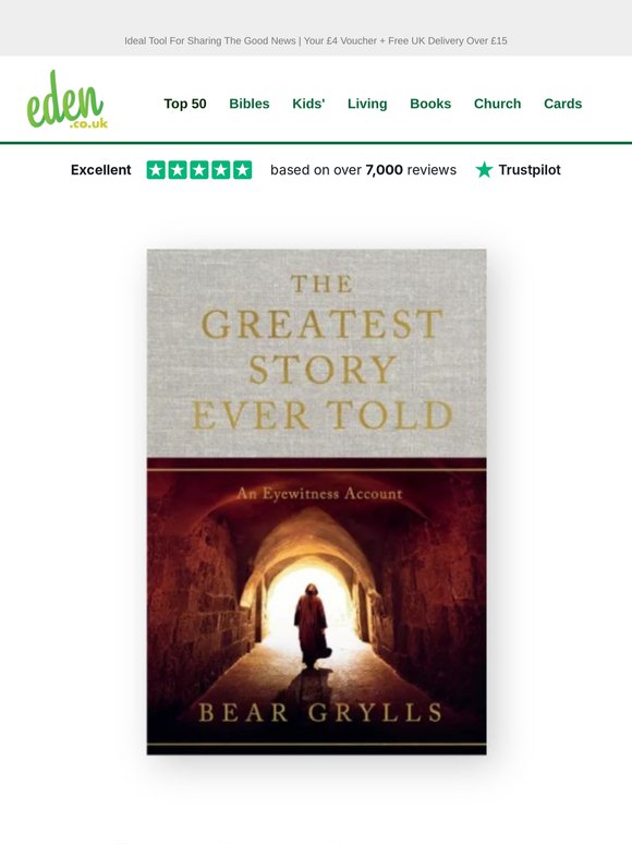 🌟 Bear Grylls -  'The Greatest Story Ever Told' - Order Today!