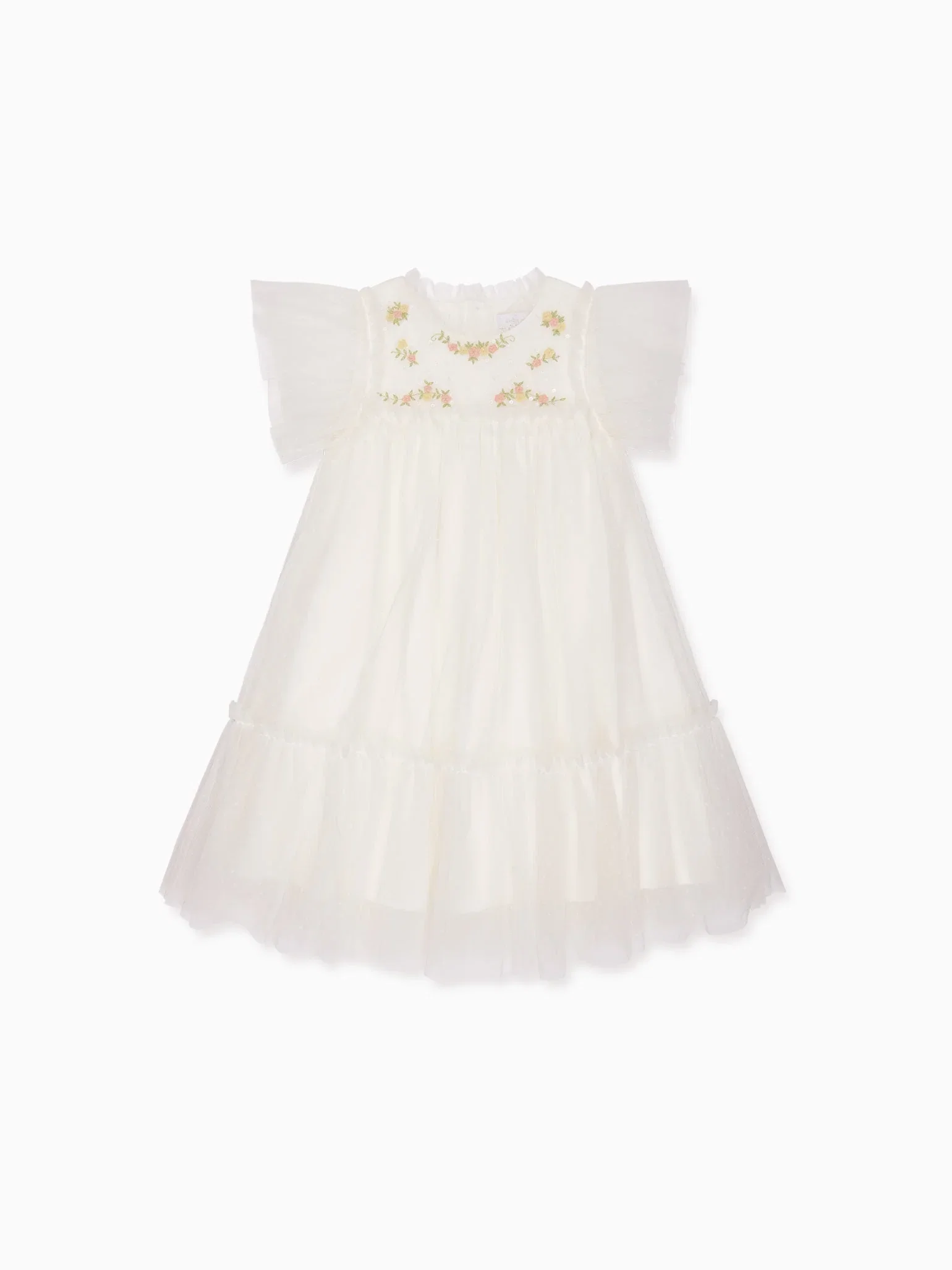 Image of Ivory Primrose Ceremony Girl Dress