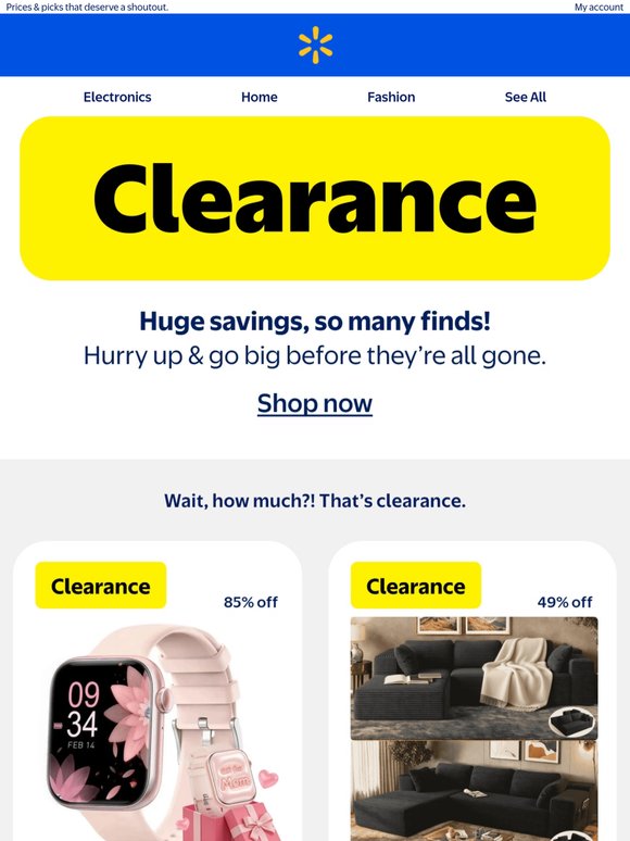 *taps mic* 🎤 CLEARANCE!!!