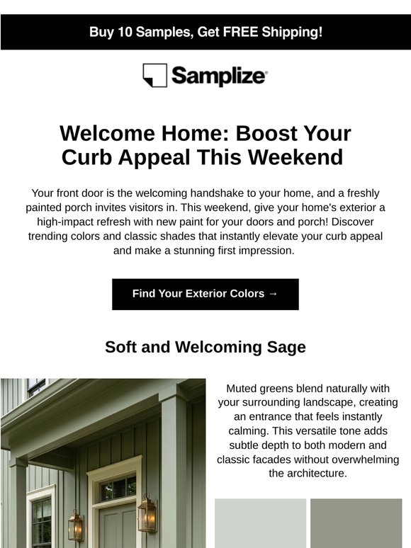 Hello, Gorgeous! Exterior Door & Porch Paint Ideas 🚪
