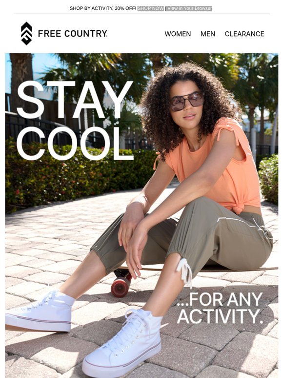 30% OFF Gear for Any Activity. Shop Now.