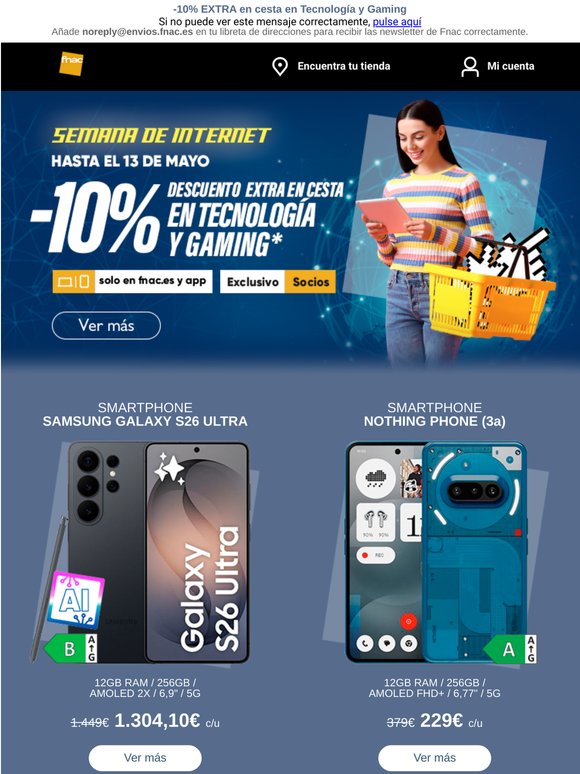 Vive la Semana de Internet con Fnac