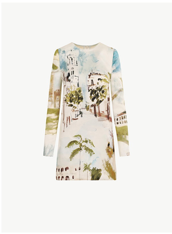 Dominican Landscape Shift Dress