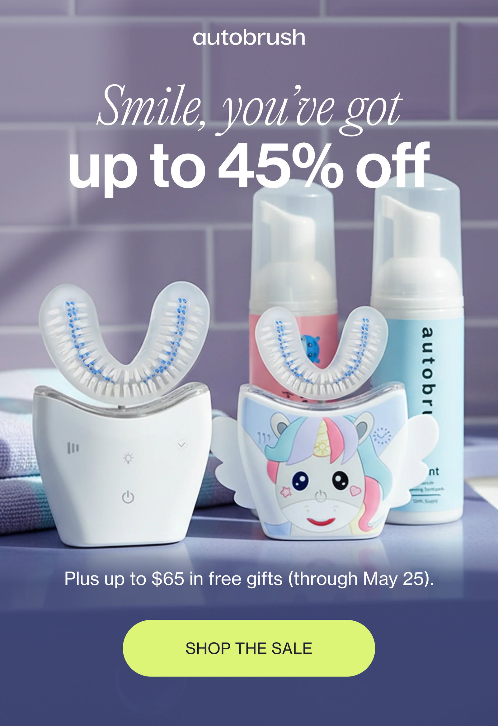 Smile, you’ve got up to 45% off Plus up to $65 in free gifts (through May 25). SHOP THE SALE
