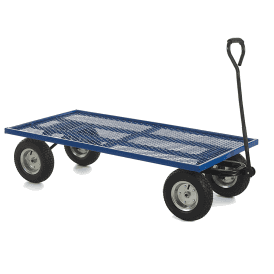 Industrial Turntable Truck Flat Bed with Mesh Base 1500L x 750W 500kg