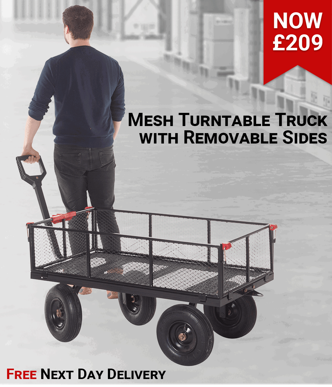 Mesh Turntable Truck