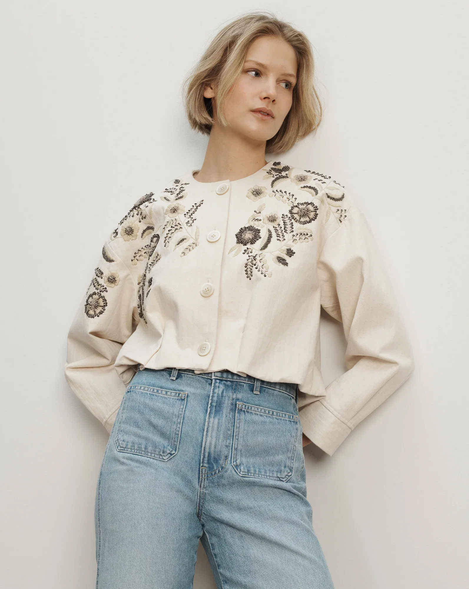 Image of Emeren Embroidered Jacket