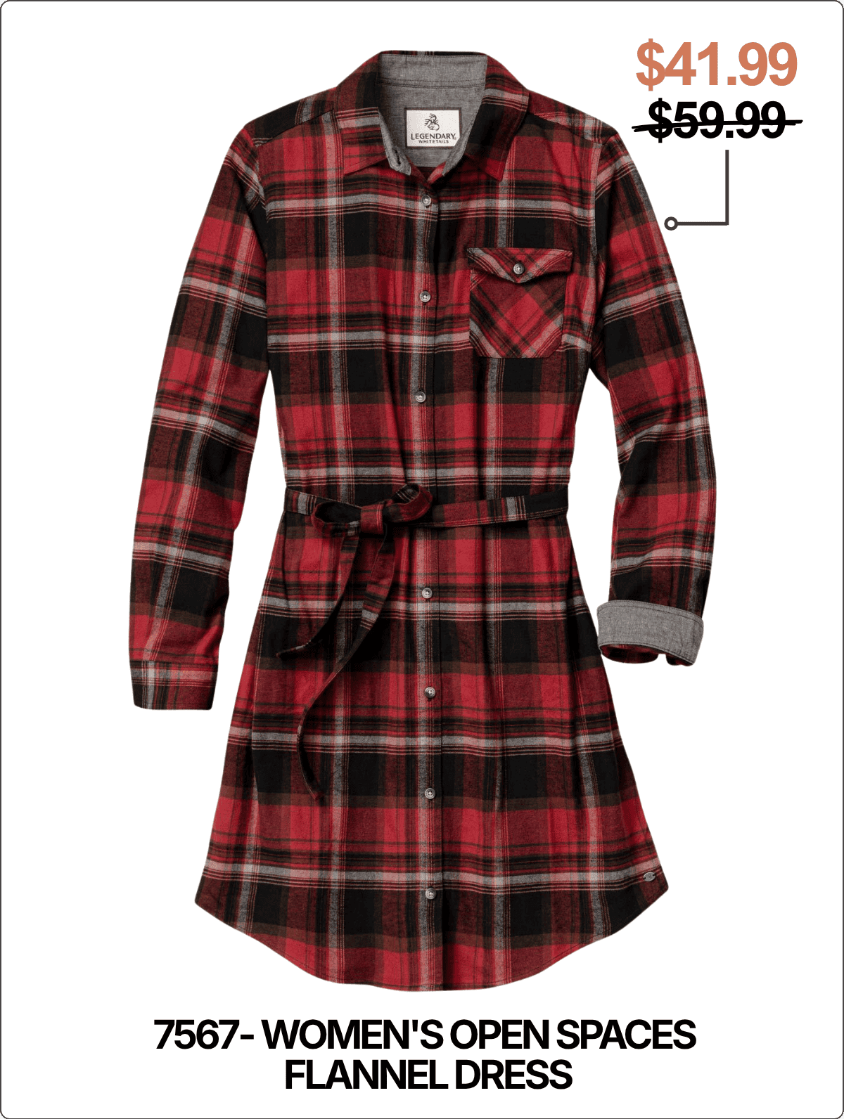 Women's Open Spaces Flannel Dress