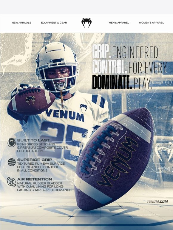 New! Venum Footballs are here! 🏈