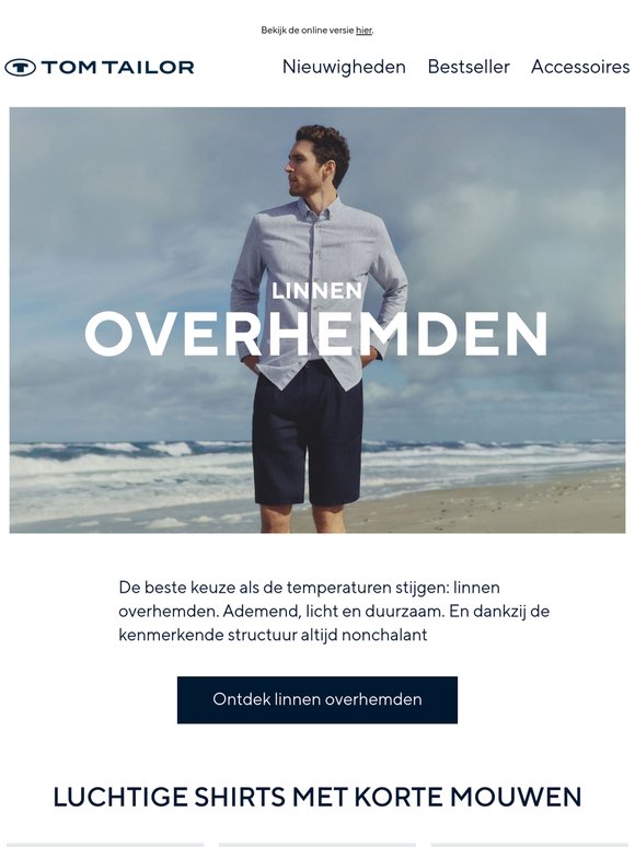 Luchtige, lichte linnen overhemden voor warme dagen ☀️