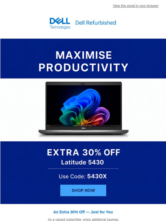 🔥Extra 30% OFF Latitude 5430s