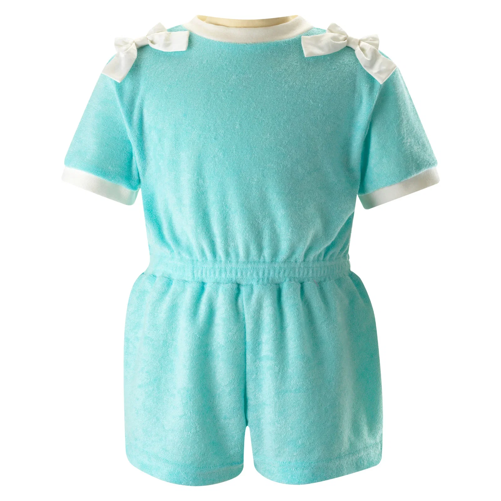 Bow Towelling Playsuit