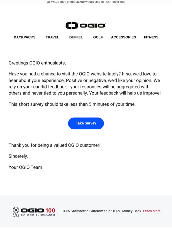 Share Your Feedback On Your Recent Website Visit