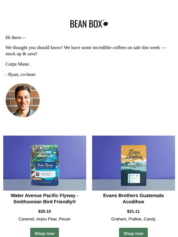 LIMITED: Best sellers on sale this week ☕🔥