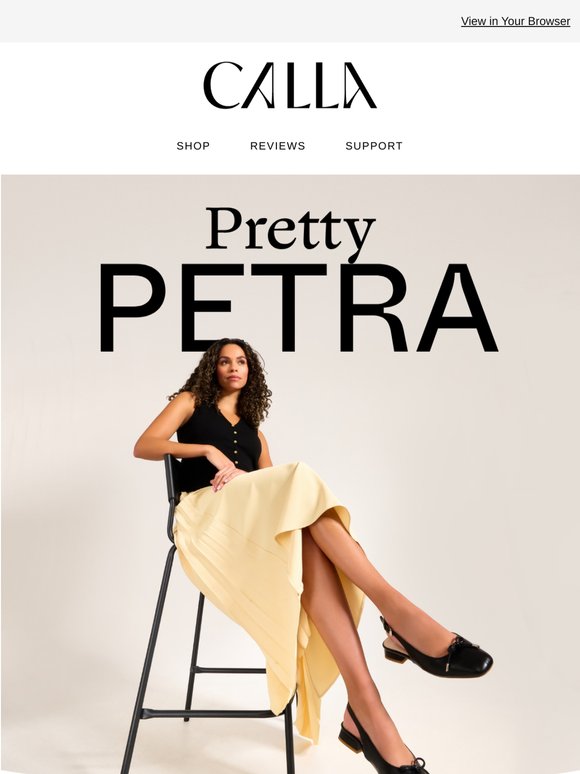 Meet Petra: Pretty without the pinch