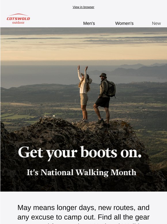 Make tracks this Walking Month 🏞️
