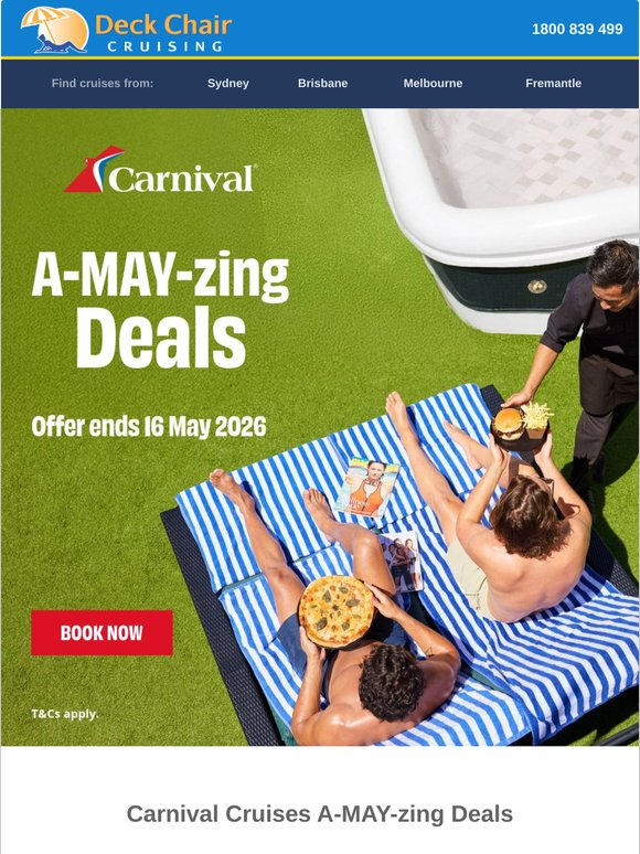 A-MAY-zing Deals with Carnival + Princess Hot 3