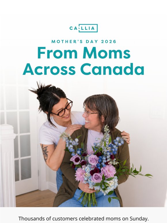 Real moms. Real flowers. Real smiles. ❤️