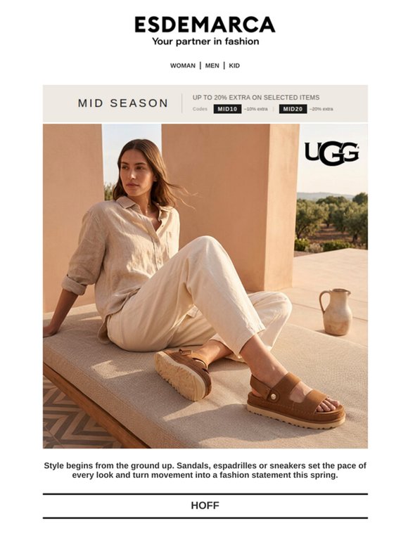 Your footwear selection is here