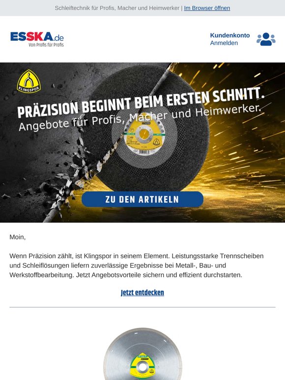 Trennen ohne Drama: Klingspor jetzt im Angebot