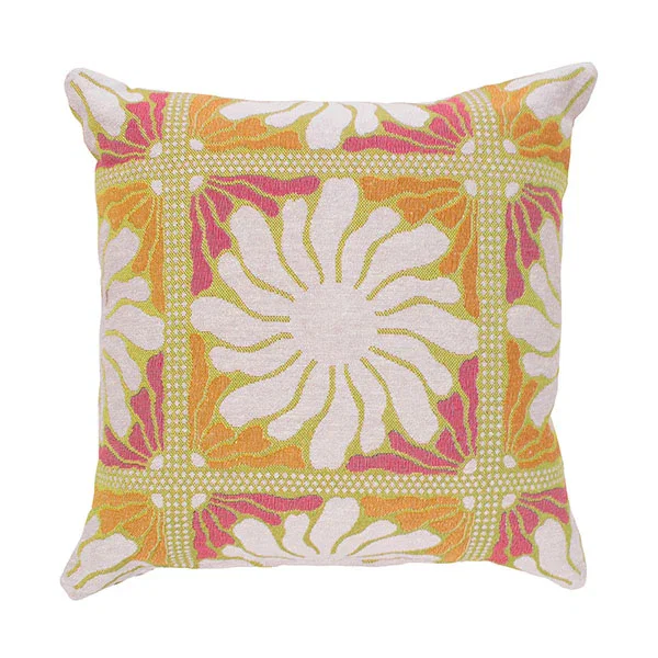 Bambury Zinnia Square Cushion Sorbet