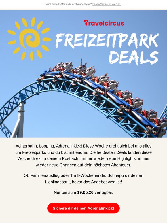 🎢 Freizeitpark-Woche: Deine Deals warten!