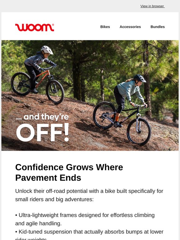 OFF Mountain Bikes: Built for Young Riders