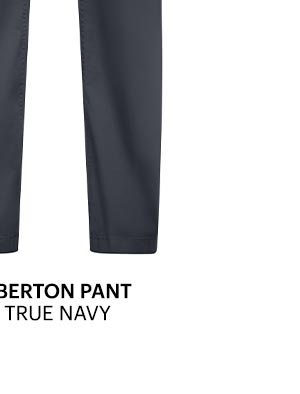 An image slice of a pair of navy pants