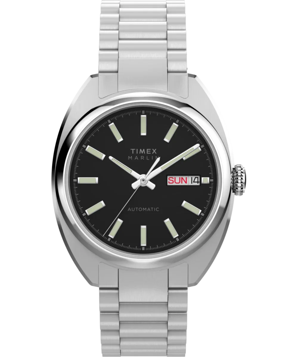 Image of Marlin® Draper Automatic 37mm Stainless Steel Bracelet Watch