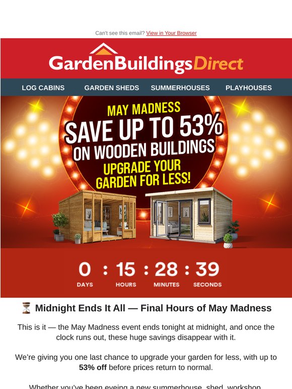 ⏰ Huge Savings End Tonight - Up to 53% Off!