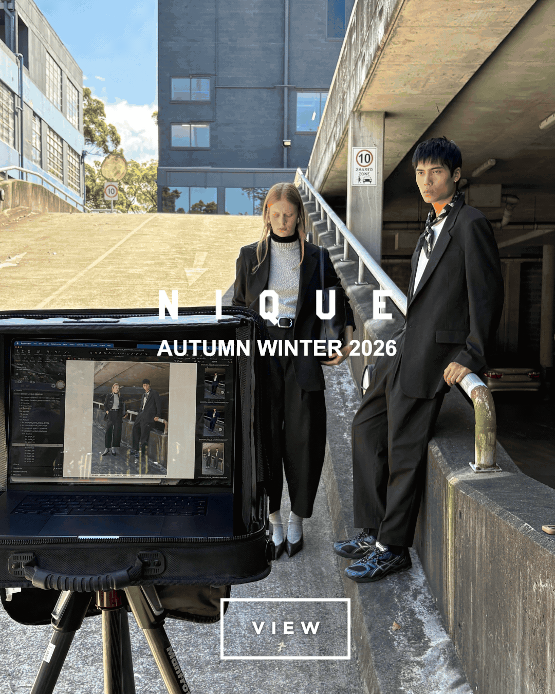 Captured across the industrial streets and studios of Alexandria, our latest collection explores refined layering, sharper tailoring, and pieces designed to work harder through the cooler months ahead.