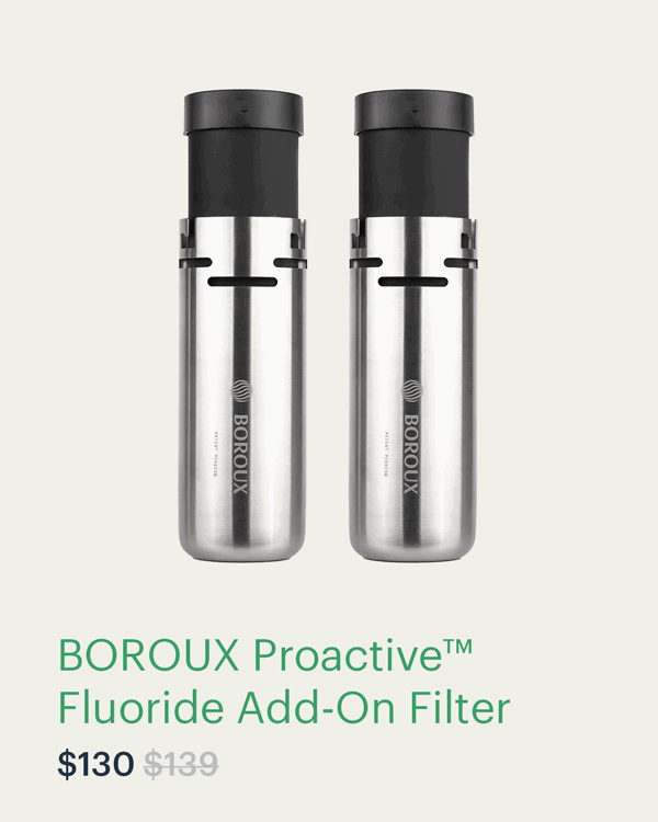 BOROUX Proactive™ Fluoride Add-On Filter